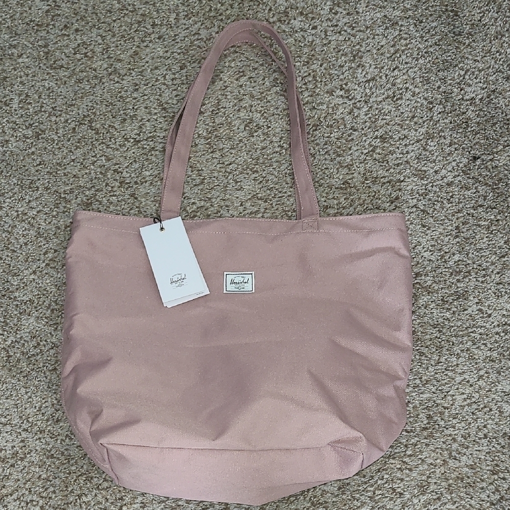 Herschel Supply Company Pink Tote Bag Minimalist Design